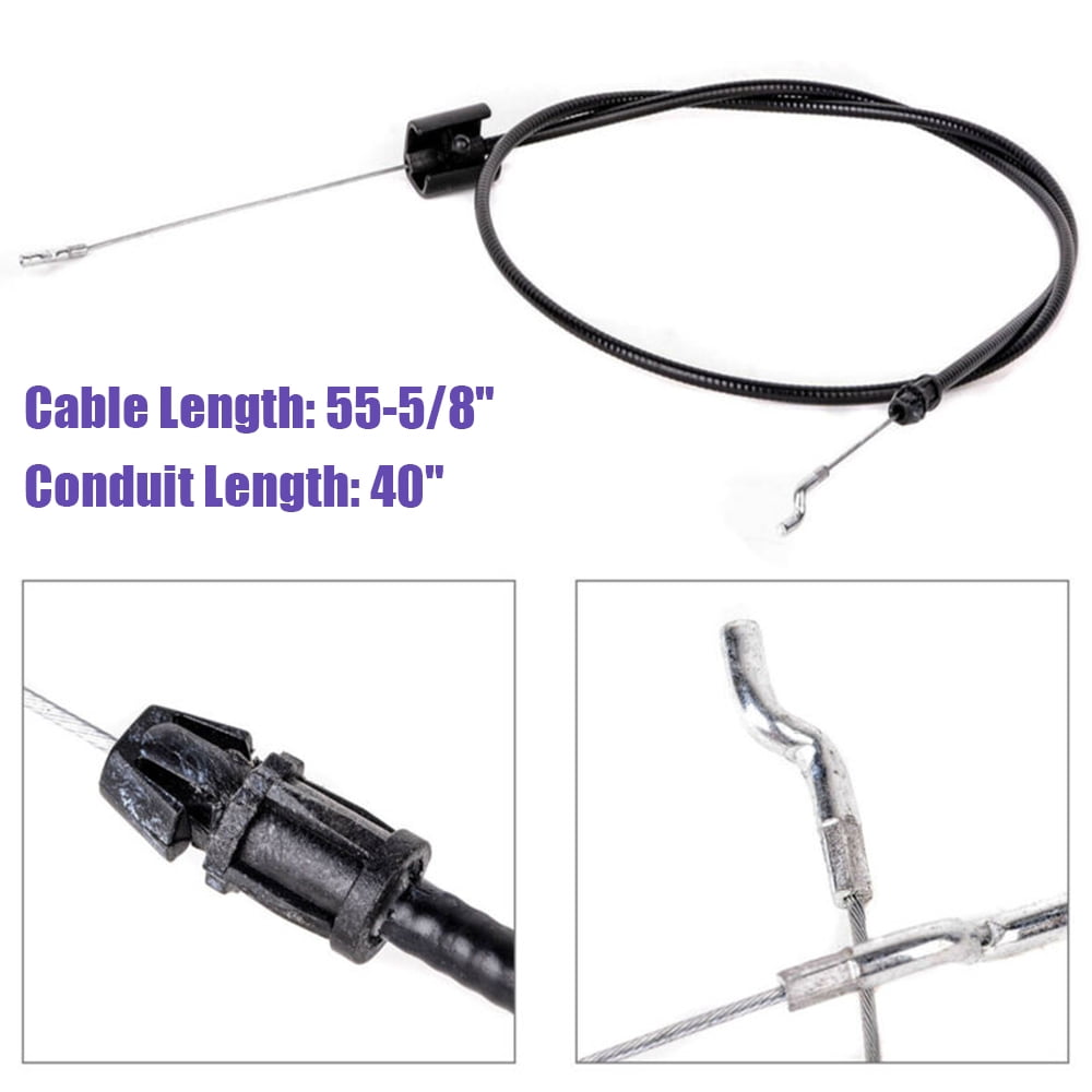 ALLTIMES Engine Zone Throttle Control Cable, Black for Most Lawn Mower