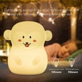 thumbnail image 1 of Luz Nocturna Colorida Para Niños, Luz Nocturna LED Con Luz Táctil, Lámpara Recargable USB De 9 Colores, Lámpara De Noche, Ambiente Luminoso, Dormitorio - Mono Rojo Verde, 1 of 5
