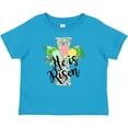 thumbnail image 3 of Inktastic He is Risen Floral Print Cross with Beautiful Flowers Boys or Girls Baby T-Shirt, 3 of 5