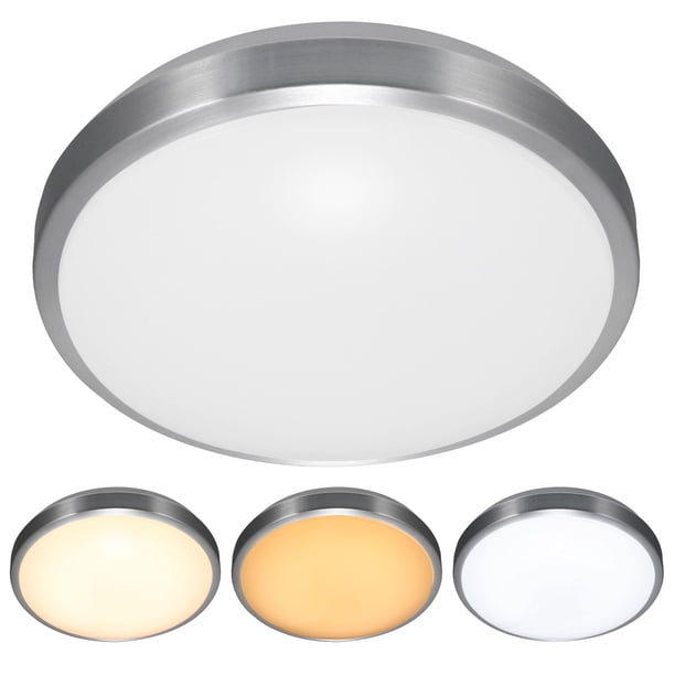 Bewildely Lámpara de techo LED de 32cm/12,58 pulgadas, lámpara de techo de atenuación continua de 110-220V, lámpara de sala de estar redonda con Iluminación y accesorios No.1 Bewildely HA026379-01