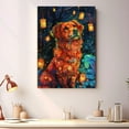 thumbnail image 4 of Nova Scotia Duck Tolling Retriever Dog Watercolor Art Poster - Nova Scotia Duck Tolling Retriever Dog Canvas Wall Art For Bedroom Decor - Inspirational Wall Art - Black Dog Painting, 4 of 6