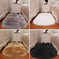 thumbnail image 2 of shiyou-Area Rugs 2x4 Faux Fur Rug, Area Rugs Soft Fluffy Rug with 2 INCH Long Plush Fiber for Bedroom Decor, Machine Washable Shag Rug Carpet Mat Rug for Bed Living Room Modern Home Decor Non-Slip, 2 of 4