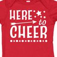 thumbnail image 4 of Inktastic Here to Cheer Cheerleading with Arrow and Stars Boys or Girls Baby Bodysuit, 4 of 5