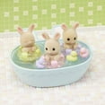 thumbnail image 3 of Calico Critters Triplets Ensemble de bain pour bébé, maison de poupée avec 3 figurines et accessoires, 3 of 5