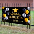 thumbnail image 3 of TNOBHG 2024 Seniors Graduation Banner Congratulations Class of 2024 Happy Graduation Banner Fine Workmanship Congratulation Graduates Letter Print Flag Class, 3 of 8