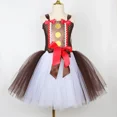 thumbnail image 4 of Disfraz de hombre de jengibre para niña, ropa de fiesta navideña para niños, vestido de tutú con galletas de jengibre y pan de jengibre, 4 of 5