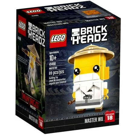 Lego 41488 BrickHeadz Ninjago Master Wu The LEGO Batman Movie 89 Pieces New