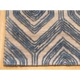 thumbnail image 4 of EORC Eastern Rugs OT94IV9X12 8 ft. 9 in. x 11 ft. 9 in. Hand-Tufted Wool & Viscose Ivory Modern Geometric Havana Rug, 4 of 8