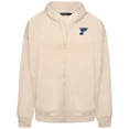 thumbnail image 2 of Men's Levelwear Khaki St. Louis Blues Uphill Stained Glass Full-Zip Hoodie Jacket, 2 of 3