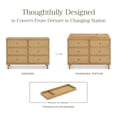 thumbnail image 6 of Namesake Marin with Cane 6 Drawer Assembled Dresser, 6 of 7