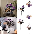 thumbnail image 3 of Halloween Decoration, Ghost Pumpkin Funny Black Bats Skulls Cutting Bouquet, Horror Party Centerpiece and Tabletop Decor,D, 3 of 3