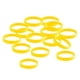 thumbnail image 3 of 15 pulseras de silicona unisex, pulseras de goma, pulseras de silicona impermeables Amarillo, 3 of 7
