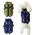 thumbnail image 4 of Pet Dog Clothes Autumn Winter Waterproof Thickening Warm Dog Jacket Coat Sleeveless Vest Snowsuit, 4 of 7