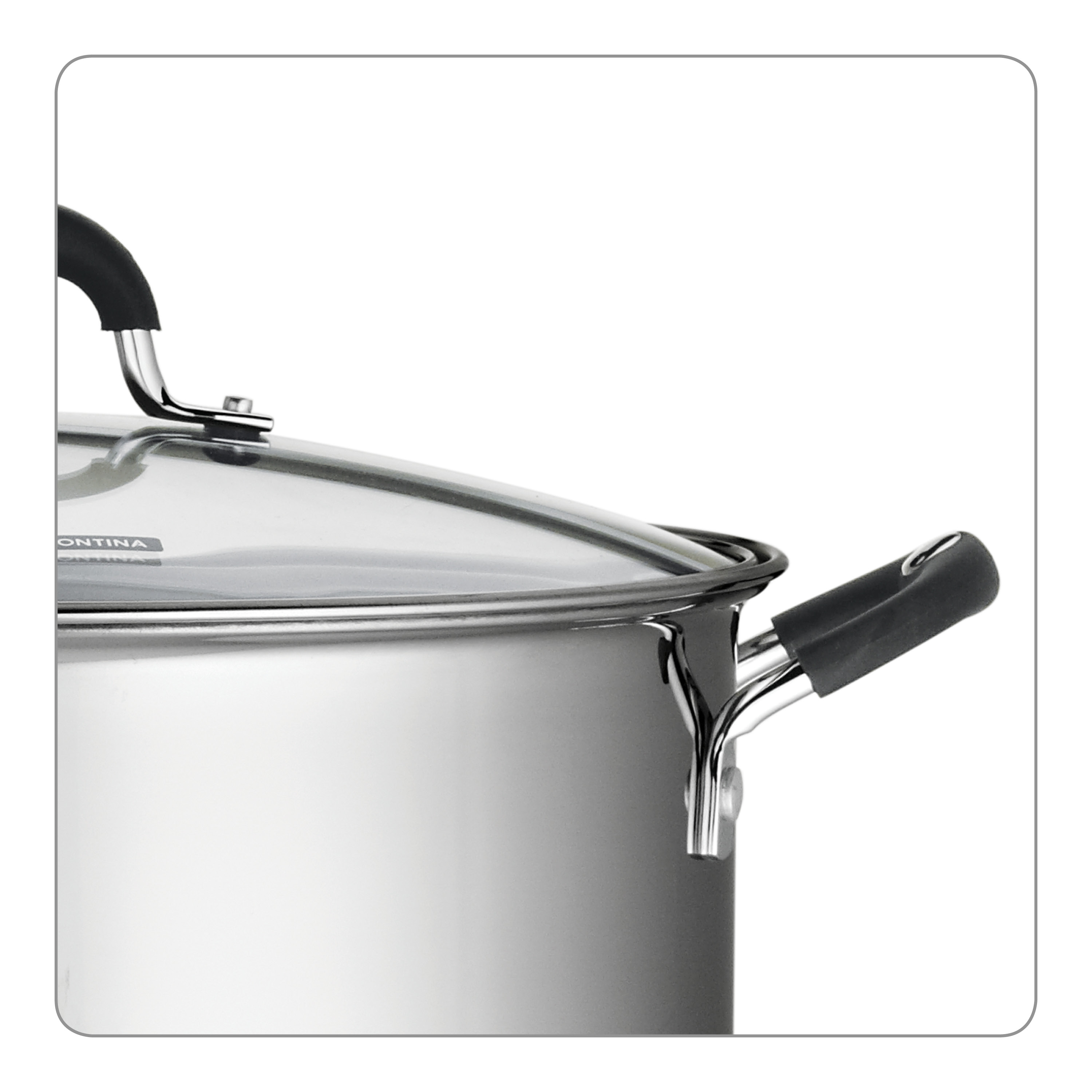 Tramontina Stainless Steel 12 Qt Covered Stock Pot photo 4