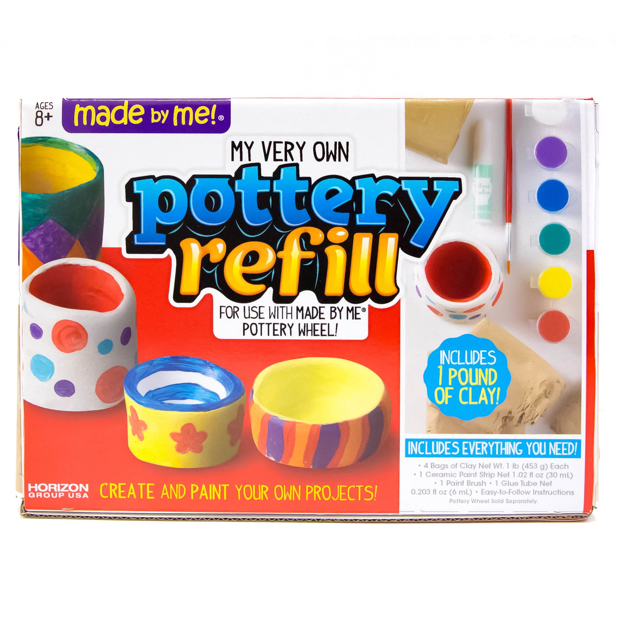 Pottery Wheel For Beginners with Clay Refill  Pottery kit, Craft kits for  kids, Kits for kids
