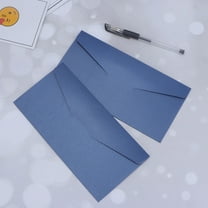 Worgeous Blue Paper Invitation Cards for Wedding Party with Elegant Design and Material 20PCS