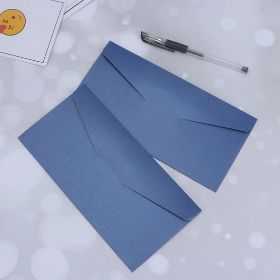 Worgeous Blue Paper Invitation Cards for Wedding Party with Elegant Design and Material 20PCS