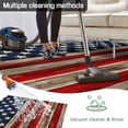thumbnail image 5 of American Flag Outdoor Rug for Patio/Deck/Porch, Non-Slip Large Area Rug 3 x 5 Ft, Vintage USA Flag Wooden Indoor Outdoor Rugs Washable Area Rugs, Reversible Camping Rug Carpet Runner, 5 of 8