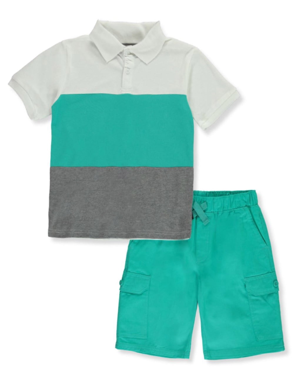 Beverly Hills Polo Club Boys Sleeve Top and Short Set 