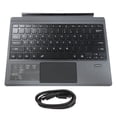 thumbnail image 2 of Clavier, Clavier Compact Ajustable avec Pavé Tactile pour Tablette PC, 2 of 7