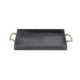 thumbnail image 4 of Home Decorative Indoor Wooden Black Finished Storage Tray, 4 of 5