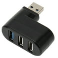 thumbnail image 2 of Hub USB, Hub USB 3.0 De 3 Puertos Con Diseño Giratorio De 180 Grados, Transferencia De Datos Ultradelgada SuperSpeed ​​​​de 5 Gbps, Compatible Con Windos, , , Computadora, 2 of 7