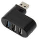 thumbnail image 2 of Hub USB, Divisor USB 3 En 1, Expansor USB Giratorio De 90/180, Adaptador Multipuerto Portátil, 1 Puerto USB3.0, 2 Puertos USB2.0, Para Impresora De Unidad Flash HDD Portátil, 2 of 7