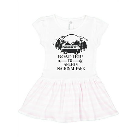 

Inktastic Road Trip To Arches National Park Gift Toddler Girl Dress