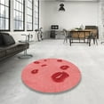 thumbnail image 4 of Ahgly Company Machine Washable Indoor Rectangle Transitional Fire Engine Red Area Rugs, 8' x 10', 4 of 7