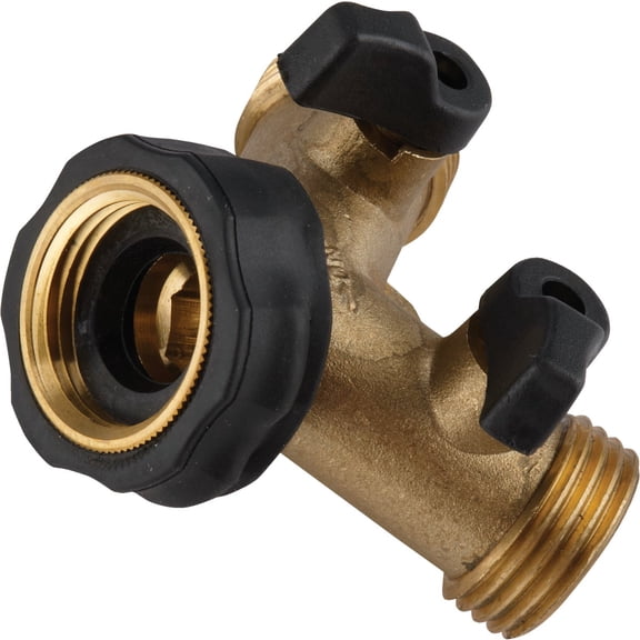 Camco Stainless Steel Shut Off Valve - Y Style, Silver - Inline Water Stop Valve — Standard Mounting Hardware, Drop-In Replacement