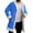 AA-Blue, variant on Yellow Christmas Jacket for Men Warm Lined Winter Fleece Hooded Cardigan Funny Santa Claus Coat