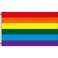 thumbnail image 3 of Rainbow Stripes Flag Gay Pride LGBT Banner Festival Event Pennant New 2x3 Sign, 3 of 4