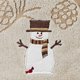 thumbnail image 4 of Juego de 2 Toallas de Mano de muñeco de Nieve con Corte en Madera para baño, Cocina, Bar y Regalo, Trigo, 4 of 5