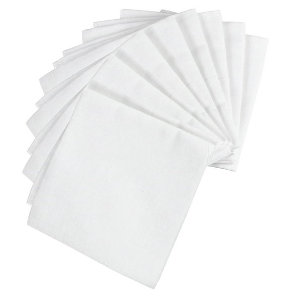 KAKOWELY 8Pcs Cotton Cheesecloth White for Crafting 15.72X15.72in
