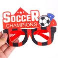 thumbnail image 4 of Gafas para aficionados al fútbol, gafas de competición de fútbol, accesorios para fotomatón, gafas de fiesta para cumpleaños con temática de fútbol, fiestas deportivas, 4 of 8