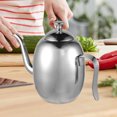 thumbnail image 6 of 2 Count Oil Can Kitchen Cookware Grease Container Bottles Metal with Lid Bacon up Condiment Pot, 6 of 6