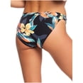 thumbnail image 2 of Roxy Womens Juniors Full Coverage Floral Bikini Swim Bottom Black XL, 2 of 2