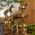 thumbnail image 6 of Horse Statue Decorations - Hand Carved Copper Alloy, Aesthetic Upgrade, Housewarming Gift, Minimalist Desktop Ornament, 6 of 6