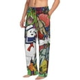 thumbnail image 2 of Characters Ghostbusters Men's Pajama Pants With Pockets Lounge Fashion Cozy Daily Sleep Pants Sleepwear, 2 of 8