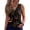 Black, variant on Halloween Tank Tops for Women V-Neck Sleeveless Tops for Women, Soft Polyester Cami for Party and Casual Black L