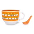 thumbnail image 2 of Taza de sopa Sanrio Gudetama x Nissin Top Ramen 710 ml con cuchara, 2 of 8