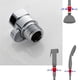 thumbnail image 4 of Shower Flow Control Valve Shower Head Shut Off Valve Water Flow Control Valves for Shower Head Hand Shower Bidet Sprayer, 4 of 4