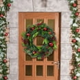 thumbnail image 6 of Suncoda Christmas Wreath, Christmas Wreaths Outdoor Christmas Wreaths for Front Doors Christmas Wreaths for Festive Christmas Party Decorations, Christmas Ornament, 6 of 6