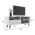 thumbnail image 2 of Rack Mueble de Tv Muebleria Liz Modelo Brasil Estilo Vintage Minimalista Blanco, 2 of 4