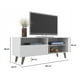 thumbnail image 2 of Rack Mueble de Tv Muebleria Liz Modelo Brasil Estilo Vintage Minimalista Blanco, 2 of 4