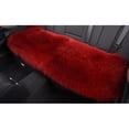 thumbnail image 4 of Alfombra De Oveja Artificial Cojín De Asiento Casero De Ventana De Flotador Mullido Vino rojo Macarena Alfombra de piel de oveja artificial, 4 of 8