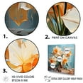 thumbnail image 3 of Designart "Bold Brushstrokes In Daffodil Bloom" Daffodils Floater Framed Canvas Prints, 3 of 5