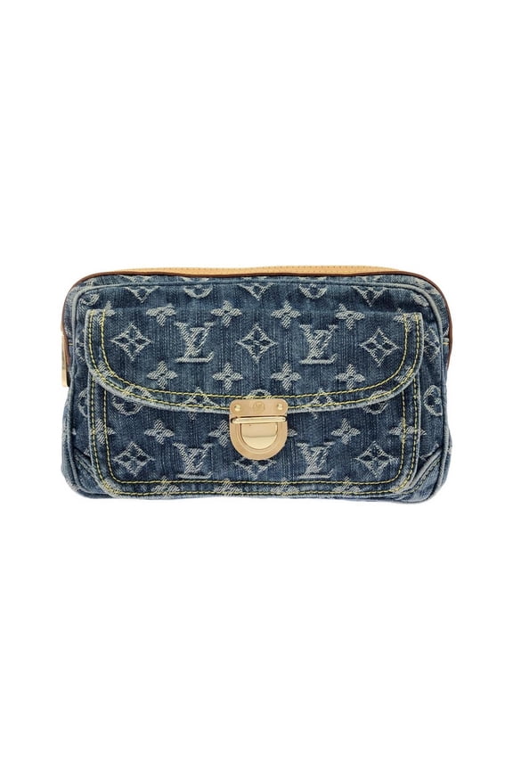 Pre-Owned Louis Vuitton Monogram Denim Bumbag M95347 Shoulder Bag