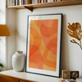 thumbnail image 5 of Amber Orange Abstract Flow - Painting Black Framed Wall Art Print 24 x 36 inches, 5 of 8