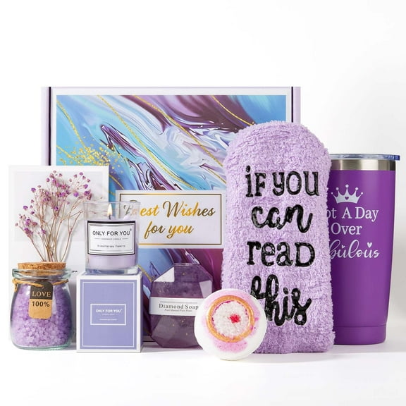 Christmas Gifts for Women, Birthday Gifts for Women Mom, Wife, Her, Girlfriend, Sister, Bestie - Self Care Spa Gift Baskets for Women, Best Friends, Teacher, Employee Appreciation, Anniversary Gifts